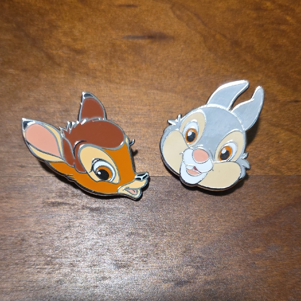 Disneyland Paris Bambi And Thumper Pins
